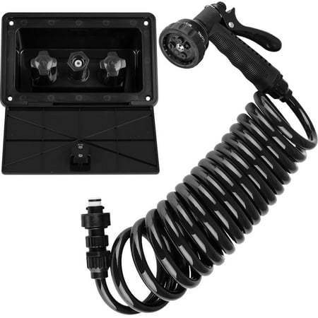 Dura Faucet Dura Faucet Exterior Shower with Quick Connect Spray - Black | DF-SA189-BK