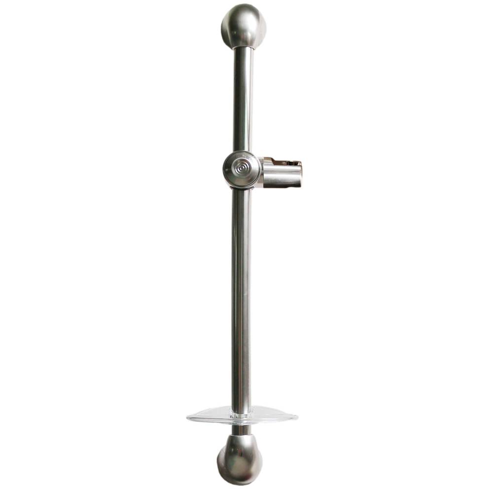 Empire Faucet 21-Inch Brushed Nickel RV Shower Slide Bar with Adjustable Bracket | SLDBR-2MTL-BN-A