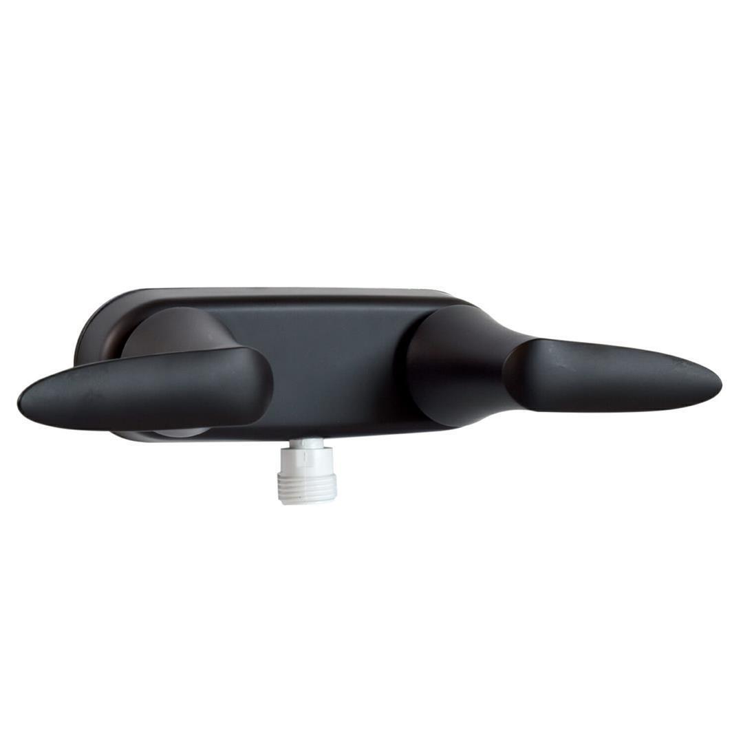 Valterra Matte Black Shower Valve with Vacuum Breaker for Handheld Shower Attachment | PF223703