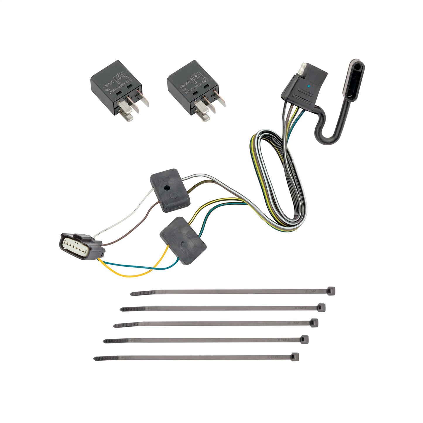 Tekonsha T-One Connector Assembly for Trailer Lights with 4-Way Flat Connector | 118285